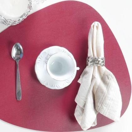 Imagem de Jogo 10 Americano Shape Pu 43cm Bordô