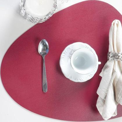 Imagem de Jogo 10 Americano Shape Pu 43cm Bordô