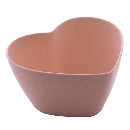 Imagem de Jogo 10 Bowl de Coração Tigela Fibra de Bambu e PP Lines Coloridos 14x7cm Lyor