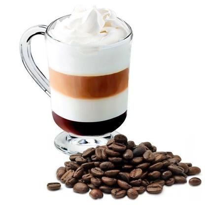 Imagem de Jogo 10 Canecas de Cappuccino Vidro Berlim Taça Café Transparente 325ml Em Casa Tem