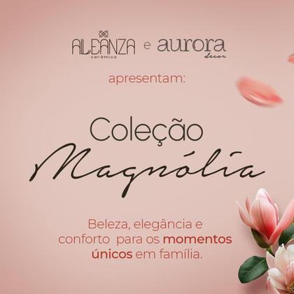 Imagem de Jogo 10 Pratos Raso Magnólia By Aurora 30cm Cerâmica Alleanza 29cm