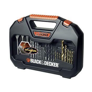 Imagem de Jogo 100 Peças para Furar e Parafusar A7187-XJ Black & Decker