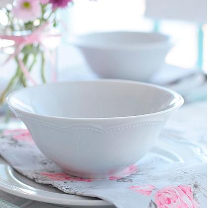Imagem de Jogo 12 Bowls Cottage 450ml Tigela Cumbuca Porcelana Germer