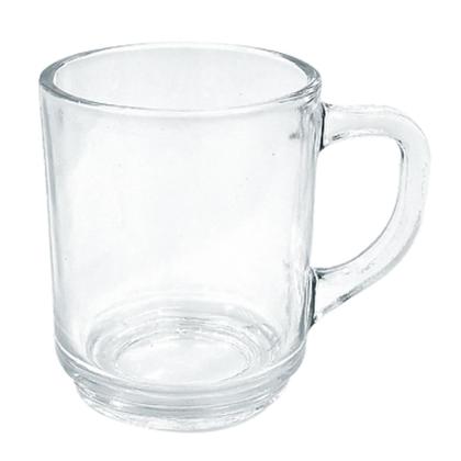 Imagem de Jogo 12 Canecas De Vidro Lisa 250ml Transparente Praticasa
