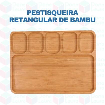 Imagem de Jogo 2 Bandejas Retangular Tábua Com Divisorias Frios Carnes