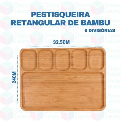 Imagem de Jogo 2 Bandejas Retangular Tábua Com Divisorias Frios Carnes