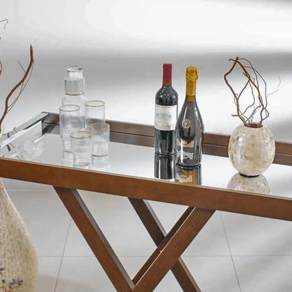 Imagem de Jogo 2 Copos Altos 400ml Cristal Canelado Suco Água Borda Dourada Fio De Ouro Lines Wolff