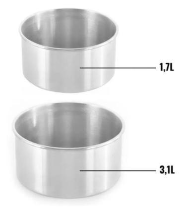 Imagem de Jogo 2 Forma Assadeira Bolo Redonda Alta 15 E 20x10 Cm