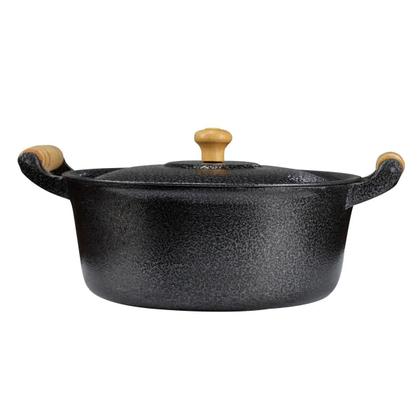 Imagem de Jogo 2 Panela Caçarola Alumínio Fundido Craqueada N 26 E 28