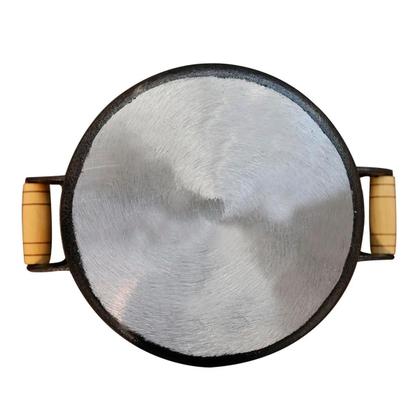 Imagem de Jogo 2 Panela Caçarola Alumínio Fundido Craqueada N 26 E 28