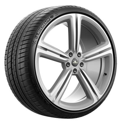 Imagem de Jogo 2 pneus michelin aro 20 pilot sport 3 245/35r20 95y run flat xl