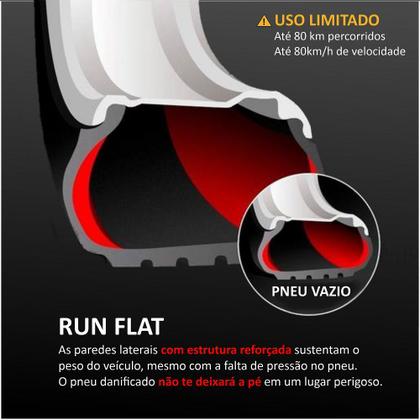 Imagem de Jogo 2 pneus michelin aro 20 pilot sport 3 245/35r20 95y run flat xl