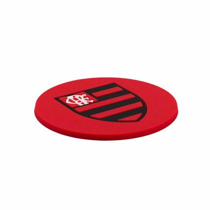 Imagem de Jogo 2 Porta Copos PVC 10cm  Flamengo