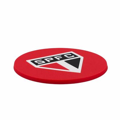 Imagem de Jogo 2 Porta Copos São Paulo PVC 10cm  SPFC