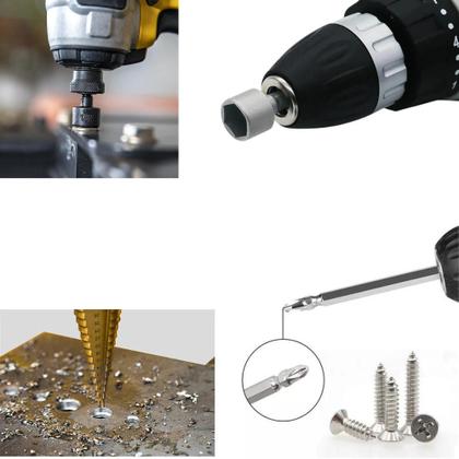 Imagem de Jogo 23 Pçs Bits Ponteira Parafusadeira Philips Luva Oculos