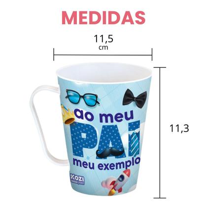 Imagem de Jogo 24 Canecas Kit Dia Dos Pais Presente Amoroso Meu Herói