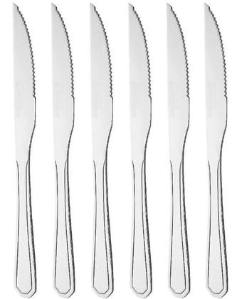 Imagem de Jogo 24 Peças Garfo Faca Inox - Churrasco / Bar/ Restaurante