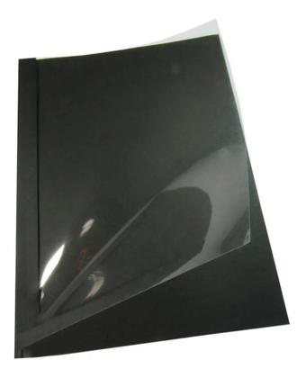 Imagem de Jogo 25 Capas Encadernadora Térmica Pretas 1 a 150 folhas