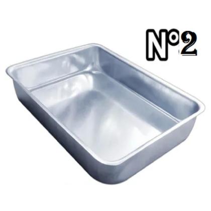 Imagem de Jogo 3 Forma de Bolo Retangular Alumínio Profissional