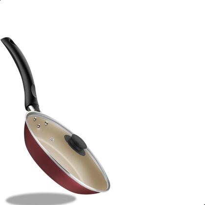 Imagem de Jogo 3 frigideiras com tampa tramontina antiaderente