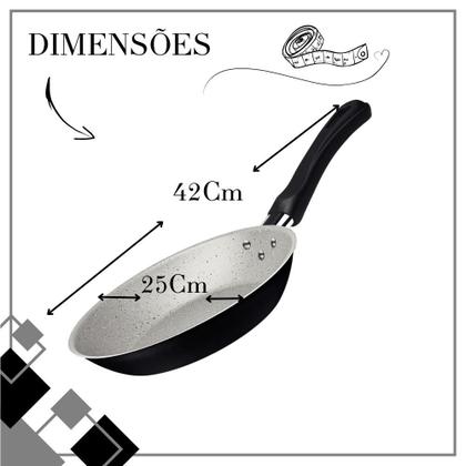 Imagem de Jogo 3 Frigideiras Tramontina 16 20 24 Antiaderente C Tampa