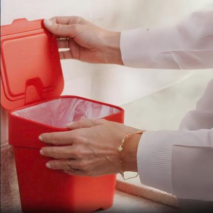 Imagem de Jogo 3 Peças Utensílios cozinha Acessórios Pia Lixinho