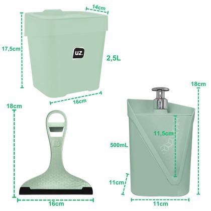 Imagem de Jogo 3 Peças Utensílios De Pia De cozinha Slim Acessórios