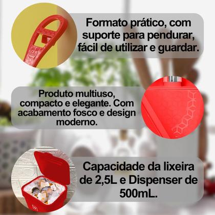 Imagem de Jogo 3 Peças Utensílios De Pia De cozinha Slim Acessórios