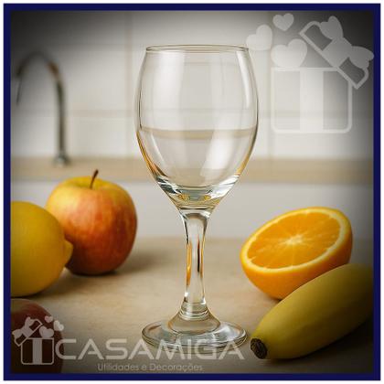 Imagem de Jogo 3 Taças de Vidro Eden 255ml Vinho Água Suco