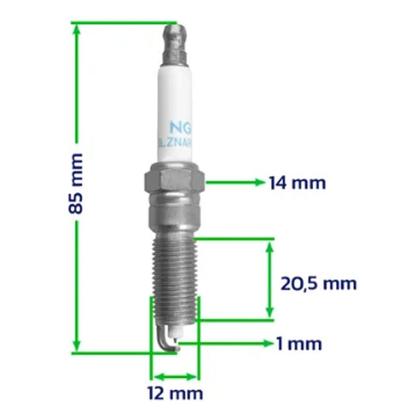 Imagem de Jogo 3 Velas Ignição Ngk Onix Plus 1.0 Aspirado 2019 A 2024