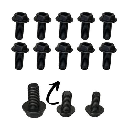 Imagem de Jogo 30 Parafuso Disco Serra Mármore Allen Sextavado Rosca Esquerda M6 M7 M8 Compatível Bosch Makita