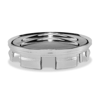 Imagem de Jogo 4 Calota Calotinha Meio Roda Citroen C3 C5 Picasso Lounge Aircross Ds4 Ds3 Ds5 Grafite Com Cromado 60mm