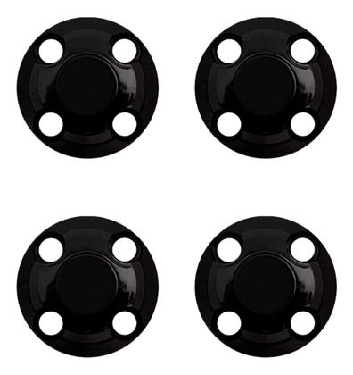 Imagem de Jogo 4 Calota Centro Fiat Palio Uno Siena Forino Roda Ferro Aro 13 14 15 4x100 c/ adesivo azul