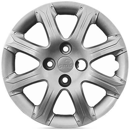 Imagem de Jogo 4 Calota Modelo Original Fiat Palio Weekend Strada Prata Aro 14 Grid