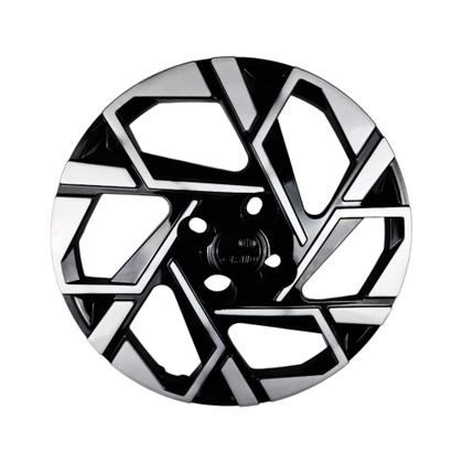 Imagem de Jogo 4 Calotas Aro 14 Modelo HB20/HB20S 2024 Cor Preto e Prato Cubo Baixo Com Fixação por Parafuso