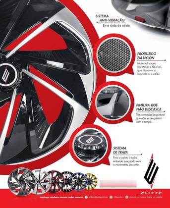 Imagem de Jogo 4 Calotas Esportiva Aro 14 Ford Ka Fiesta Escort Focus