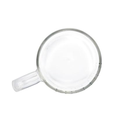 Imagem de Jogo 4 Caneca de Vidro para Cappuccino Café Chá Bom Dia Resistente a Calor 280ml Wolff
