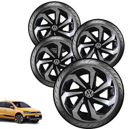 Imagem de Jogo 4 Carlotas Aro 14 Vw Gol G2 G3 G4 G5 G6 G7 Voyage