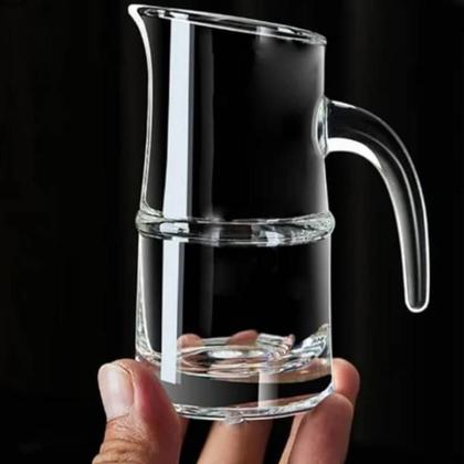 Imagem de Jogo 4 Copo 25ml Com Jarra 110ml Shot Tequila Whisky Licor Saque Cachaça