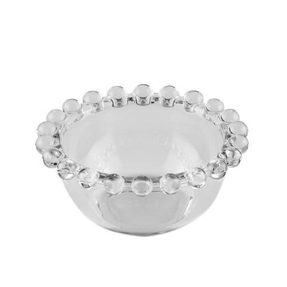 Imagem de Jogo 4 mini bowls 9 cm para sobremesa de cristal transparente Pearl Wolff - 27896