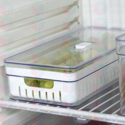 Imagem de Jogo 4 Organizadores Retangular 3,6 LItros Com Tampa Resistente