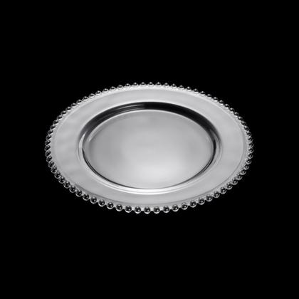 Imagem de Jogo 4 Pratos Rasos Cristal Wolff 27cm Pearl Mesa Posta 2671