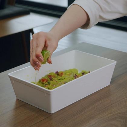 Imagem de Jogo 4 Travessas 32x17x7cm Fundas Brancas Forma GN 1/3 Coza Plásticas Servir Buffet