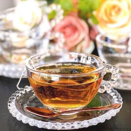 Imagem de Jogo 4 Xícara de Café com Pires Cristal Pearl Wolff Cor Transparente 90ml