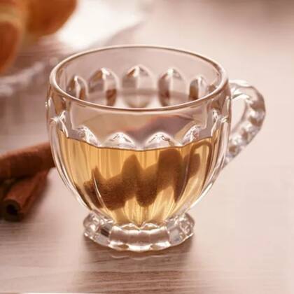 Imagem de Jogo 4 Xícara de Chá de Cristal Ecológico Café Imperial 200ml Lyor