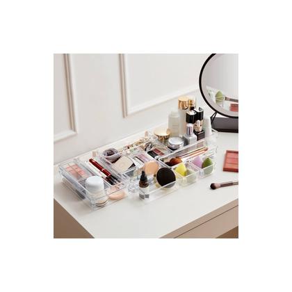 Imagem de Jogo 5 Organizadores Acessorios Modular 4 Multiuso Maquiagem