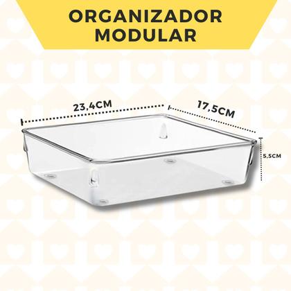 Imagem de Jogo 5 Organizadores Acessorios Modular 4 Multiuso Maquiagem