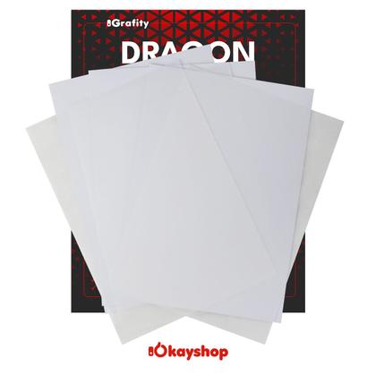 Imagem de Jogo 50 Placas e 120 Folhas Imprimíveis PVC Crachá Cartão Cardápio