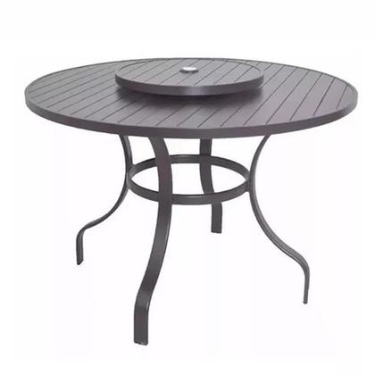 Imagem de Jogo 6 Cadeiras E Mesa + Ombrelone Para Piscina Jardim