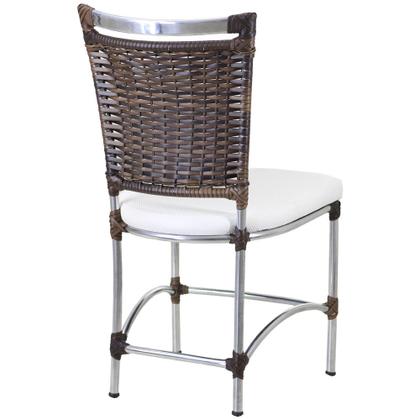 Imagem de Jogo 6 Cadeiras JK e Mesa Retangular em Alumínio Trama Original